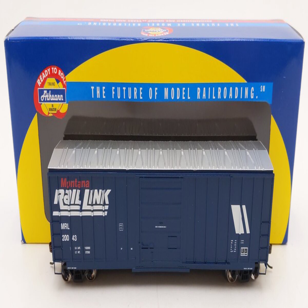 Athearn 89309 HO Scale Montana Rail Link S.I.E.C.O. 50' Box Car #20043 EX/Box
