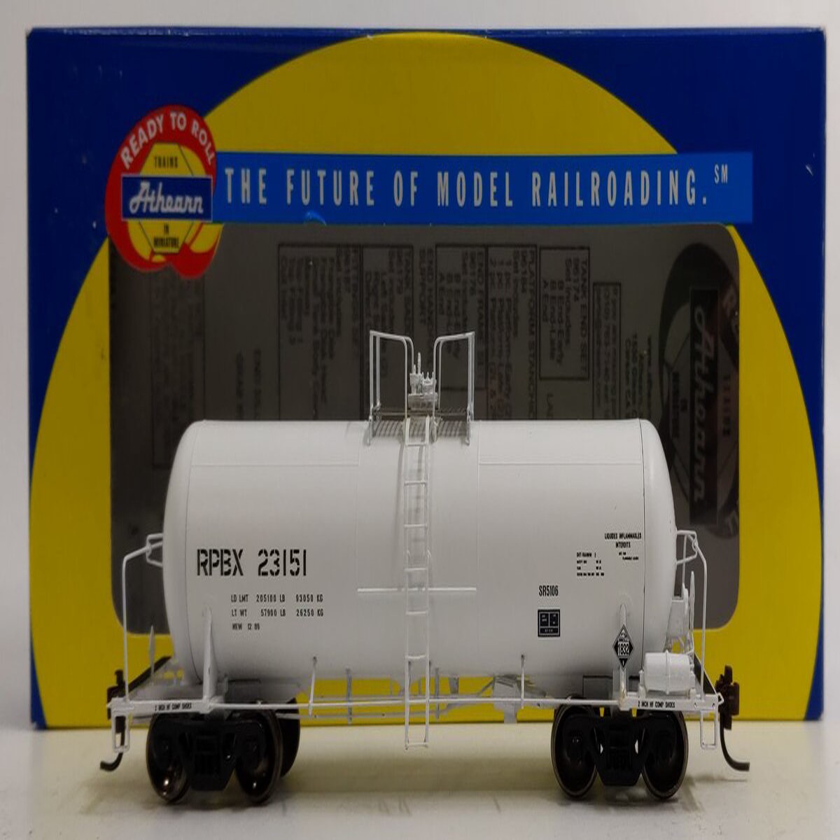 Athearn 96105 HO Scale RPBX 40' UTC 13k Acid Tankcar #23151 LN/Box