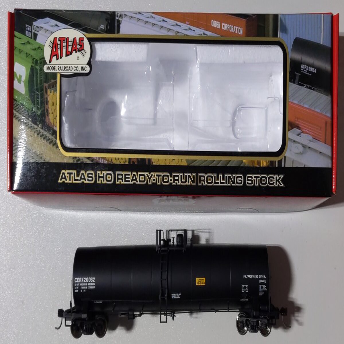 Atlas 1632-1 HO Scale CERX 23,500 Gallon Tank Car #20032 MT/Box