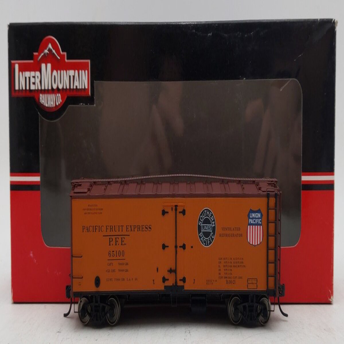 InterMountain 47416-04 HO Scale PFE R-30-21 Refrigerator Car #65100 EX/Box