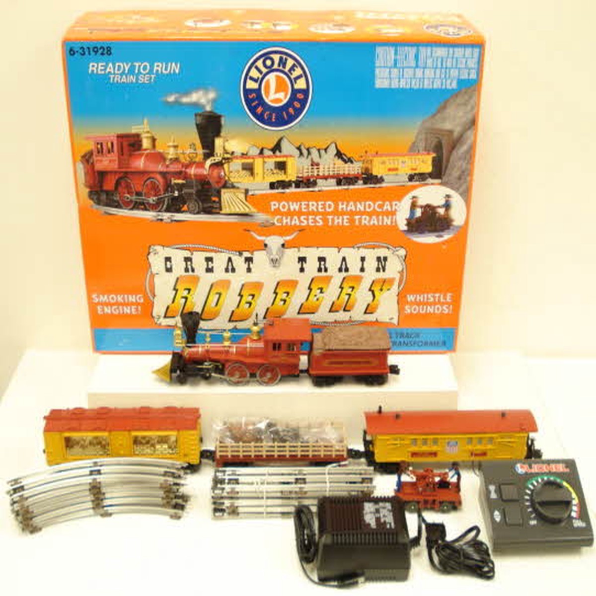 Lionel 6-31928 O Gauge Union Pacific Great Train Robbery Steam Train Set EX/Box