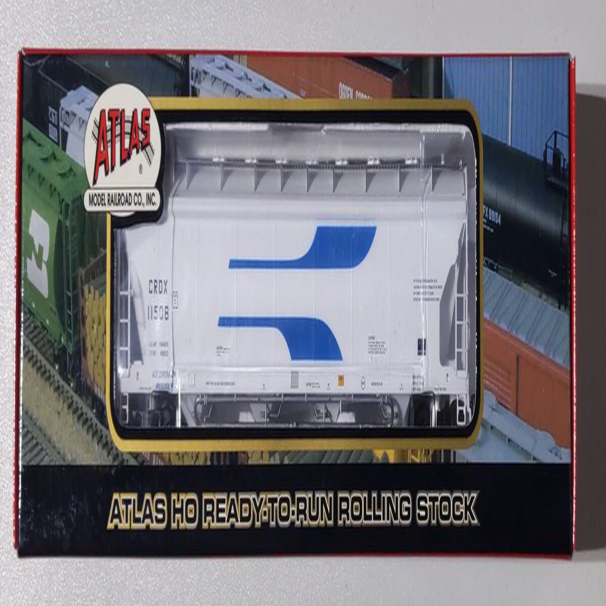 Atlas 1512-1 HO Chicago Freight Car Leasing ACF PressureAide Center flow #11508 MT/Box