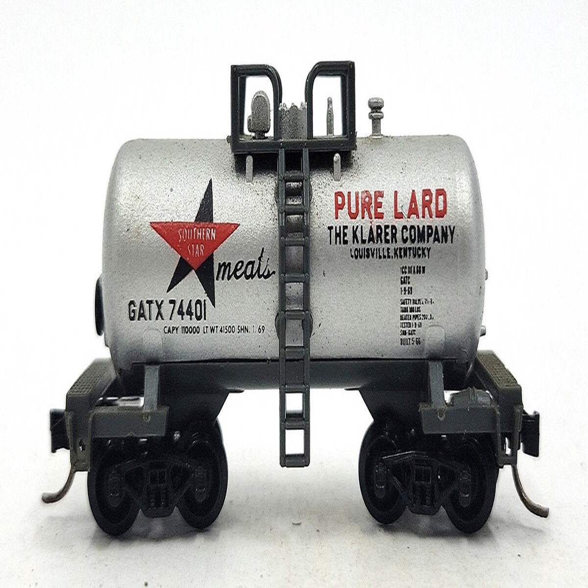 Atlas 3245 N Scale Southern Lard Beercan Tank EX