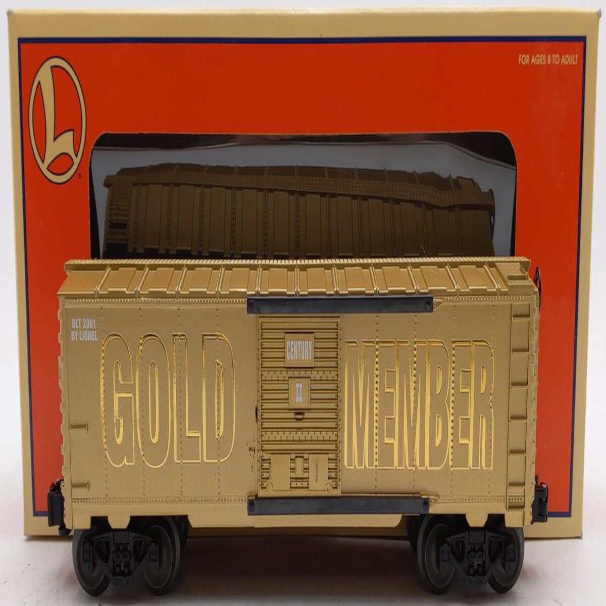 Lionel 6-39218 O Gauge Lionel Century Club II Gold Boxcar LN/Box