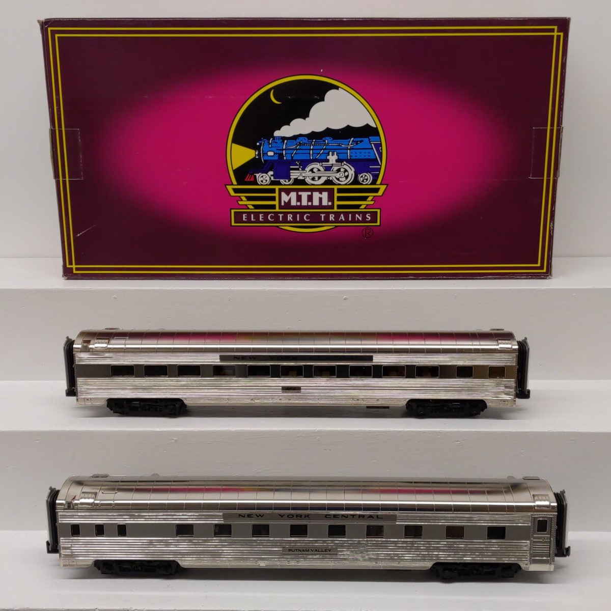 MTH 20-66146 O New York Central 70' Streamlined Sleeper/Diner Set (Set of 2) LN/Box