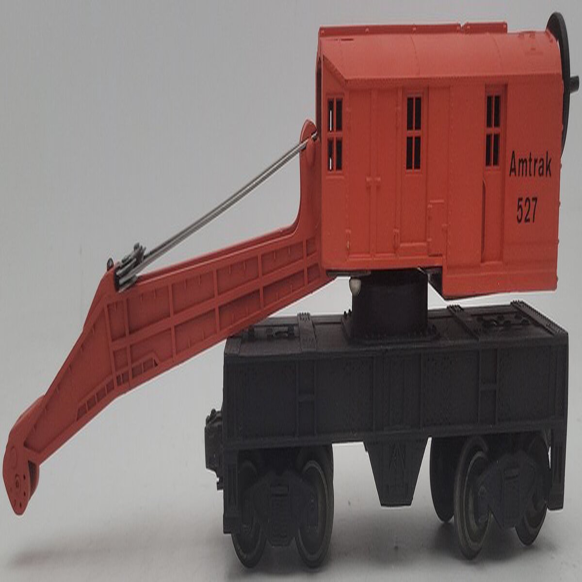 O Gauge Custom Painted Amtrack Crane Car #527