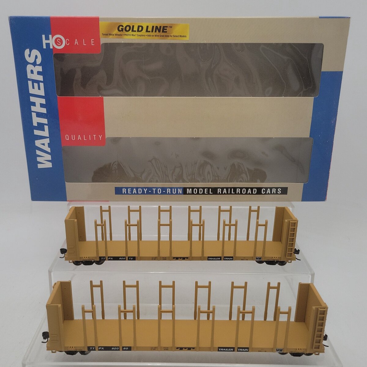 Walthers 932-23161 HO Scale TTX Pulpwood Flat Cars (Pack of 2) LN/Box