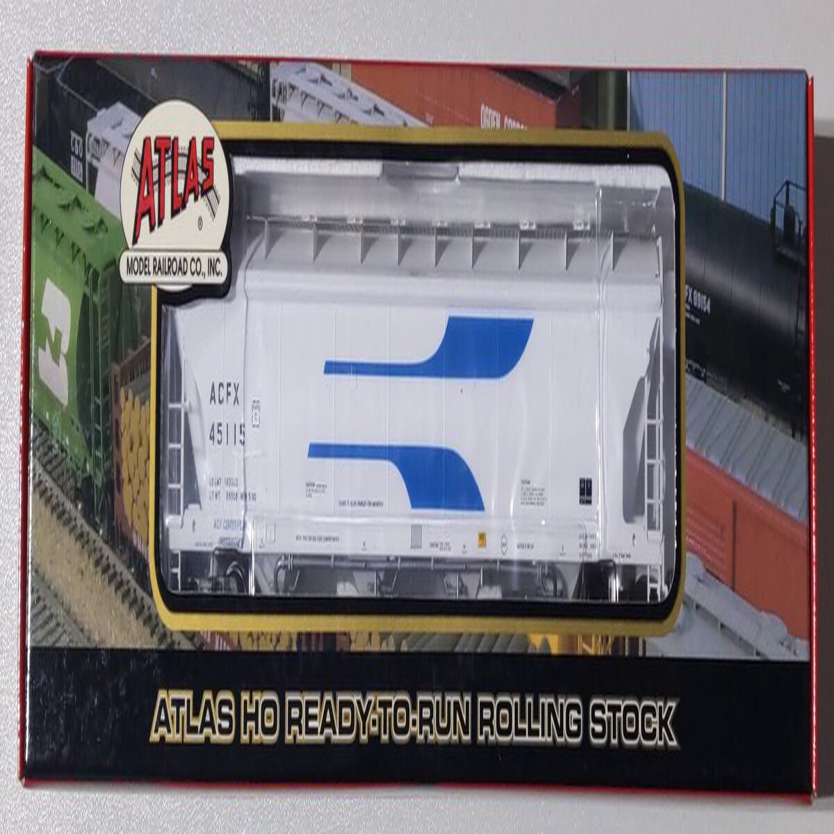 Atlas 1509-2 HO Scale Allen Bradley/TDK ACF PressureAide Centerflow #45115 LN/Box