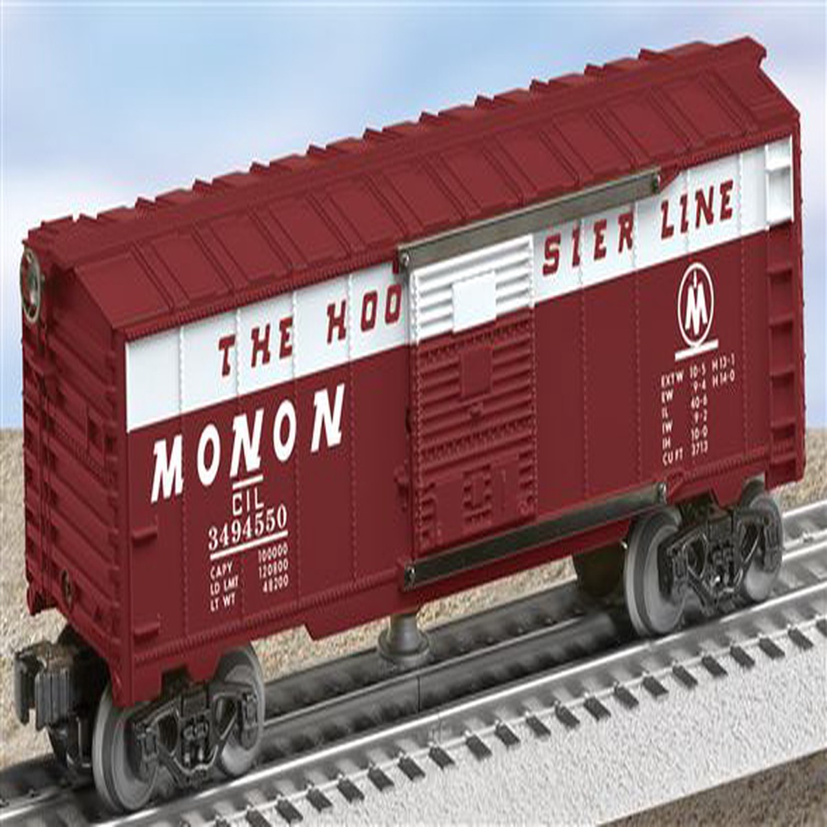 Lionel 6-29856 O Gauge PWC Monon Operating Boxcar #3494-550 LN/Box