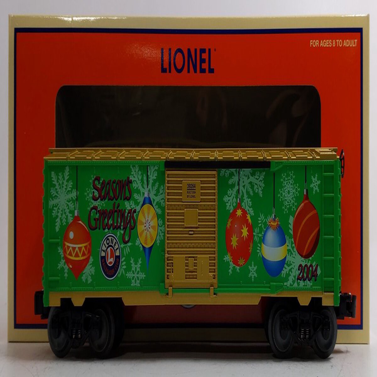 Lionel 6-39264 O Gauge LRRC 2004 Holiday Boxcar NIB