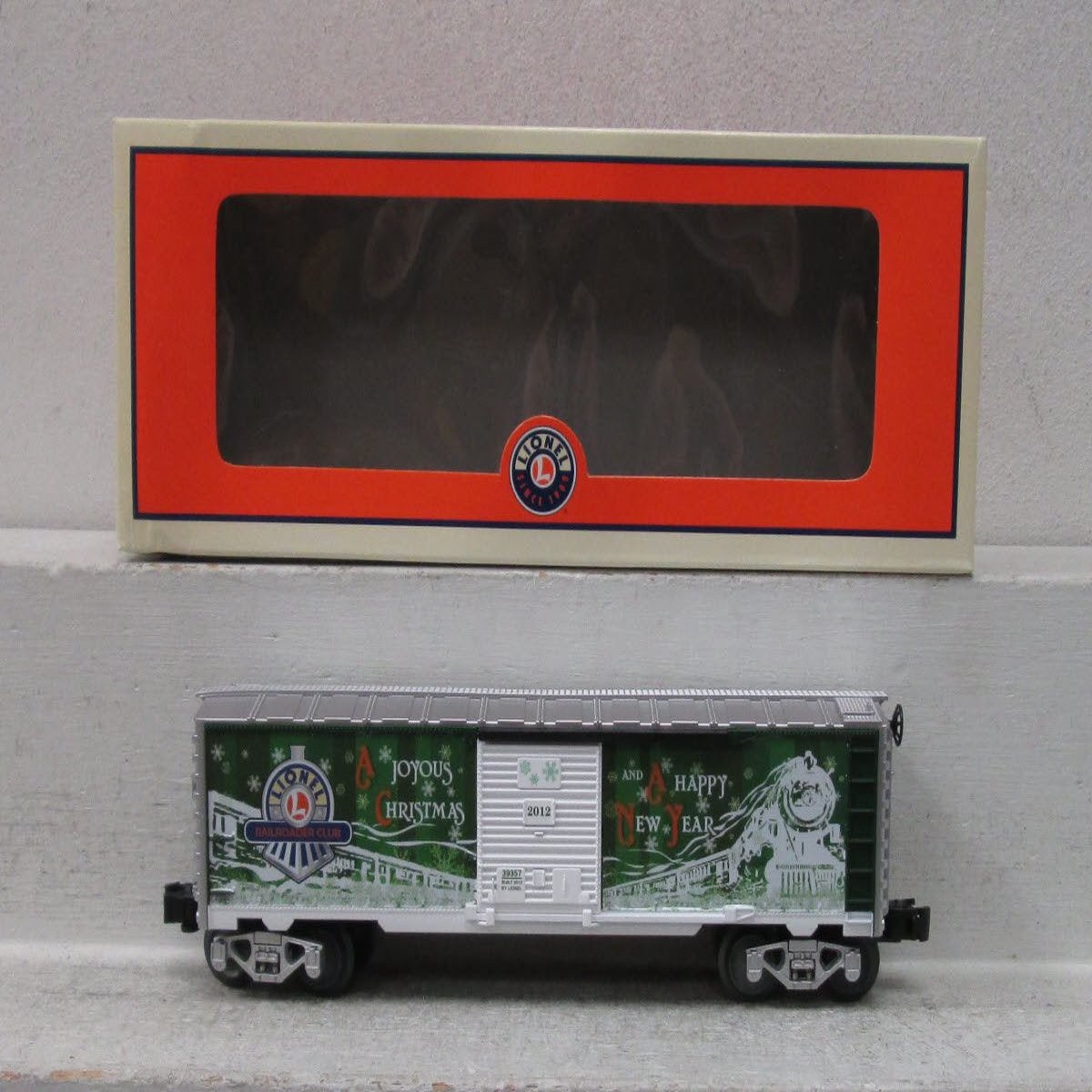 Lionel 6-39357 Exclusive LRRC 2012 Christmas Boxcar LN/Box