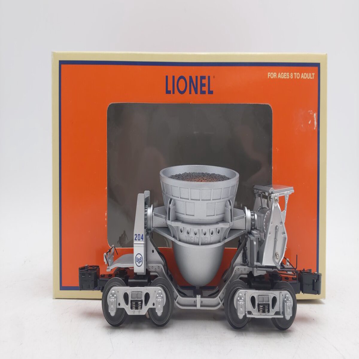 Lionel 6-39445 O Gauge US Steel Slag Car #204 EX/Box