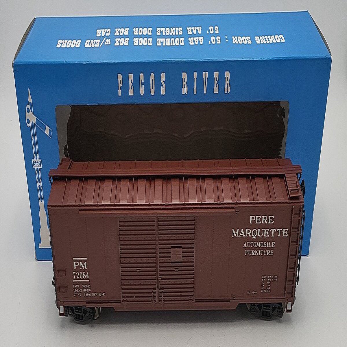 Pecos SB0122-2 Pere Marquette O Scale 2-Rail Boxcar #72084 (Custom Painted)/Box