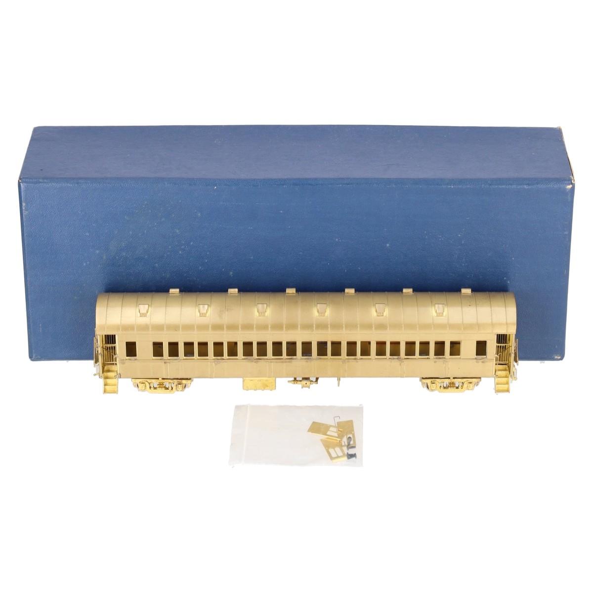 Rail Works R-245 HO BRASS NYC O-B Arch Roof Suburban Coach Car - Unpainted EX/Box
