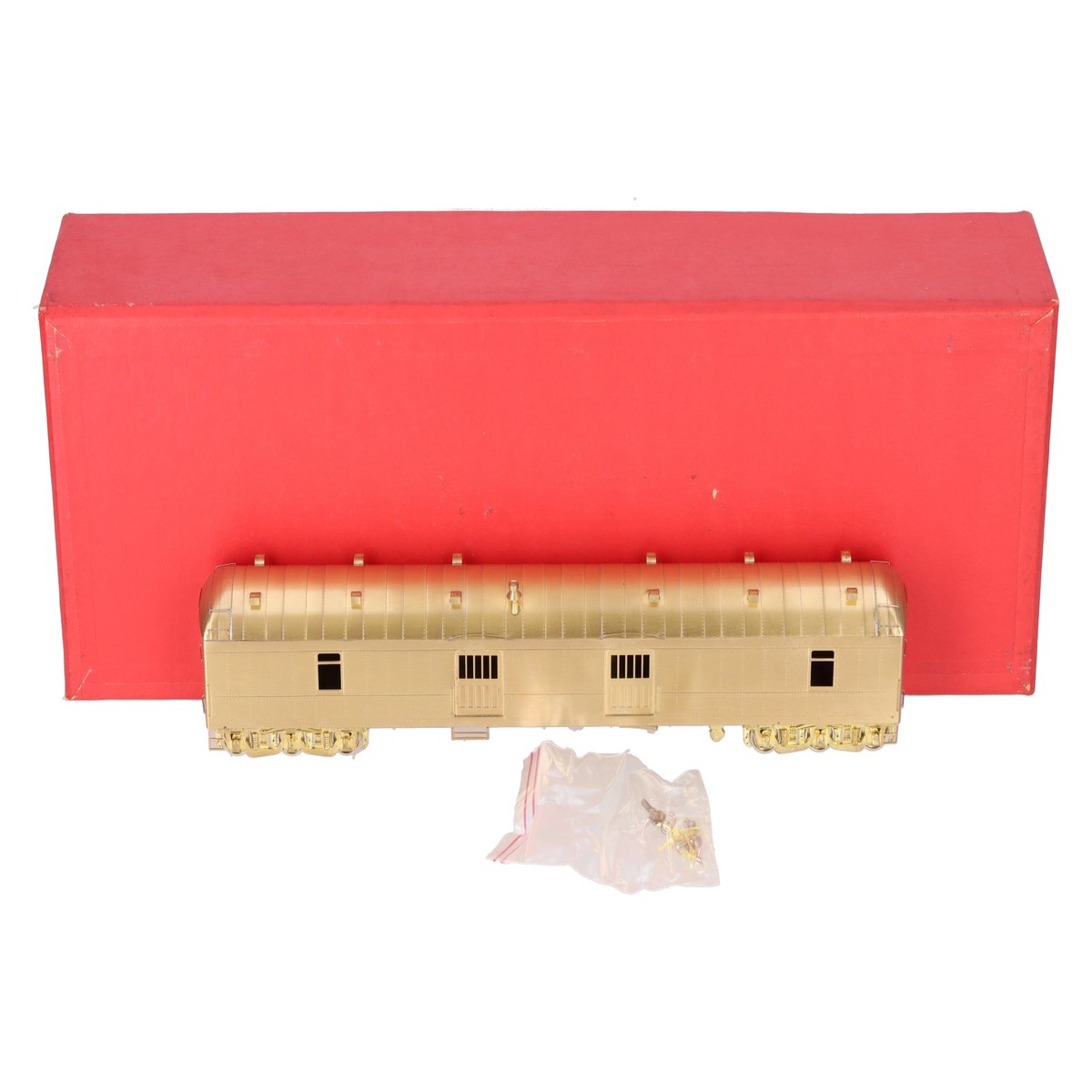 The Coach Yard HO BRASS UP 69' Harriman Baggage - Express #3026-3040 - Unpainted EX/Box