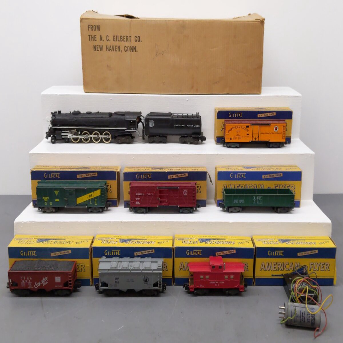 American Flyer K5358W Vintage S Challenger Set VG/Box