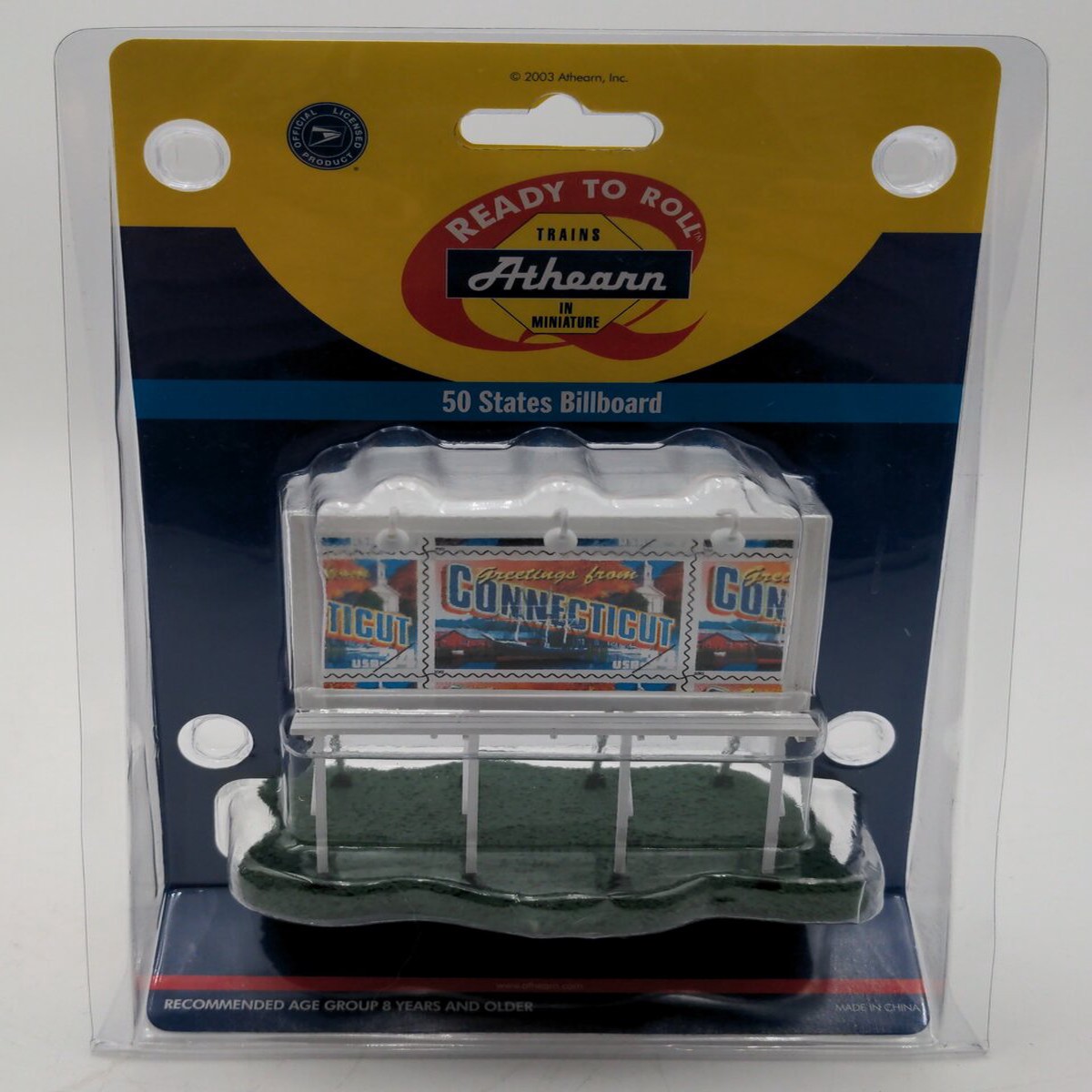 Athearn 93357 HO Scale USPS 50 States Billboard Connecticut