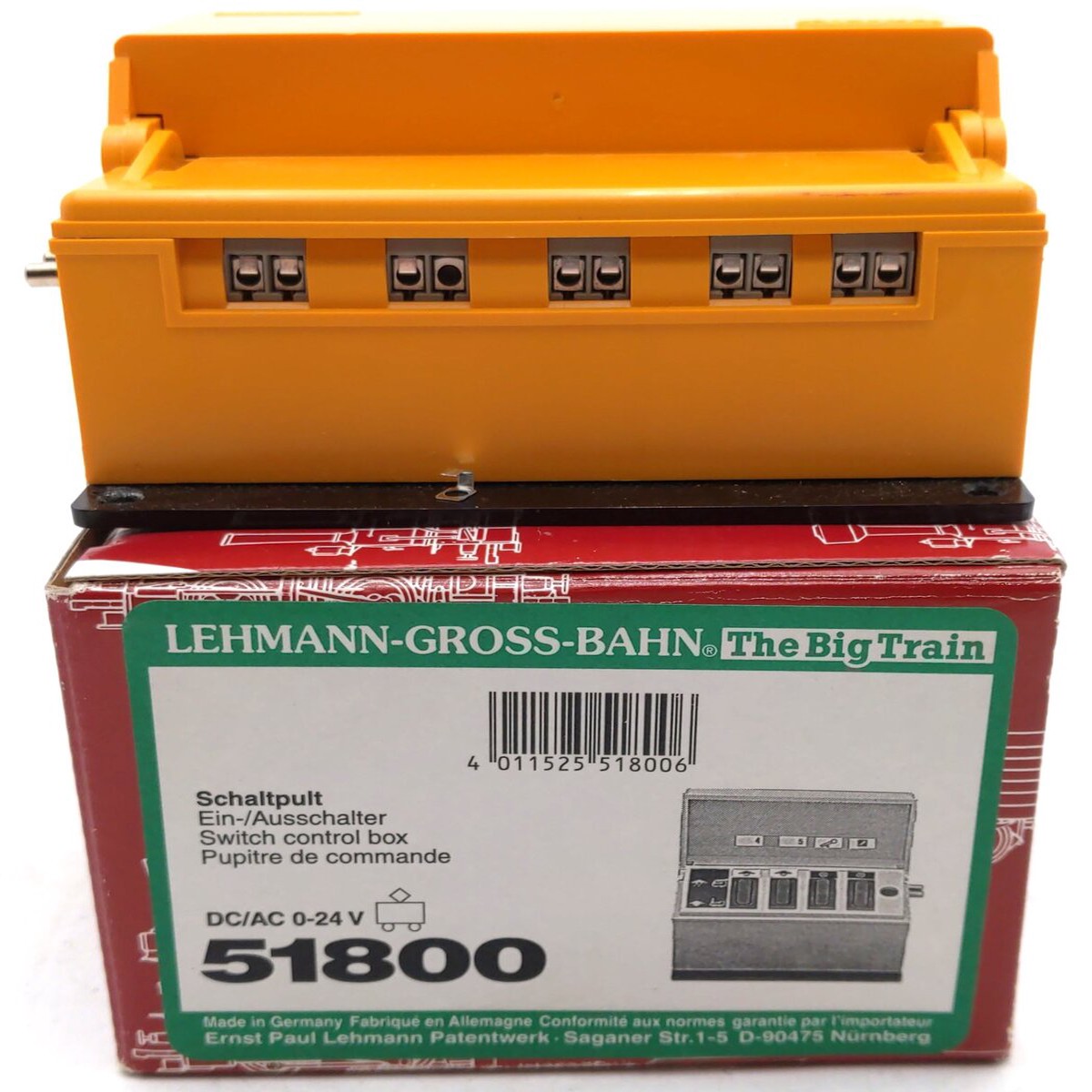 LGB 51800 G Scale On-Off Switch Control Box EX/Box