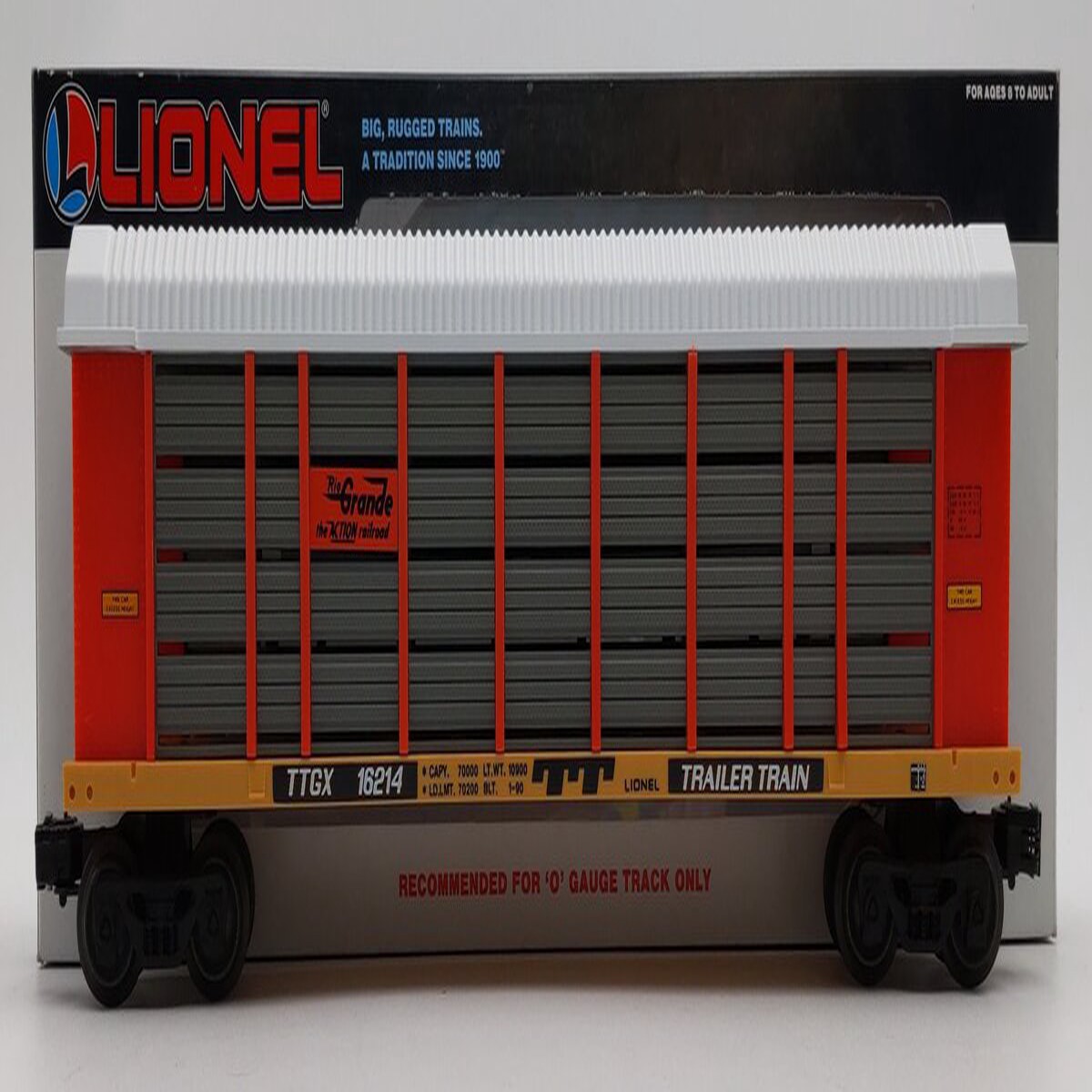 Lionel 6-16214 O Gauge Denver & Rio Grande Two Tier Auto Carrier LN/Box