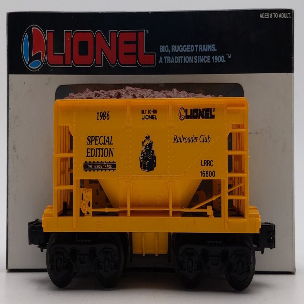 Lionel 6-16800 O Gauge Lionel Railroader Club Ore Car EX/Box
