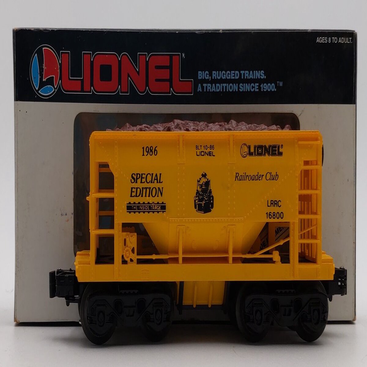 Lionel 6-16800 O Gauge Lionel Railroader Club Ore Car VG/Box