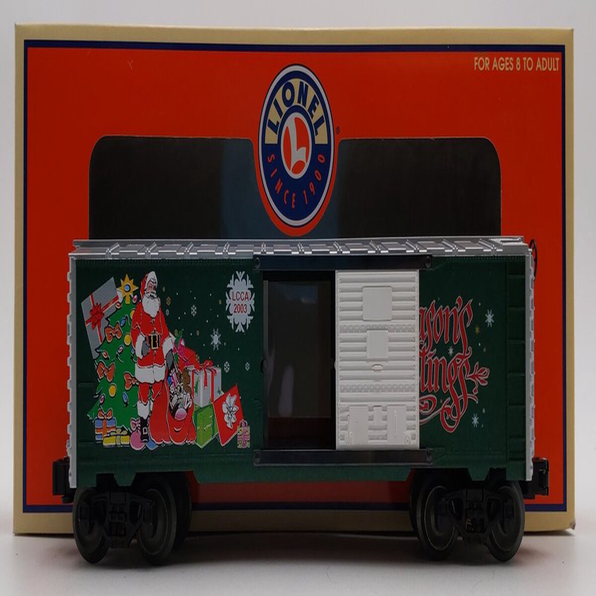 Lionel O Gauge RGS Season's Greetings LCCA 2003 Boxcar/Box