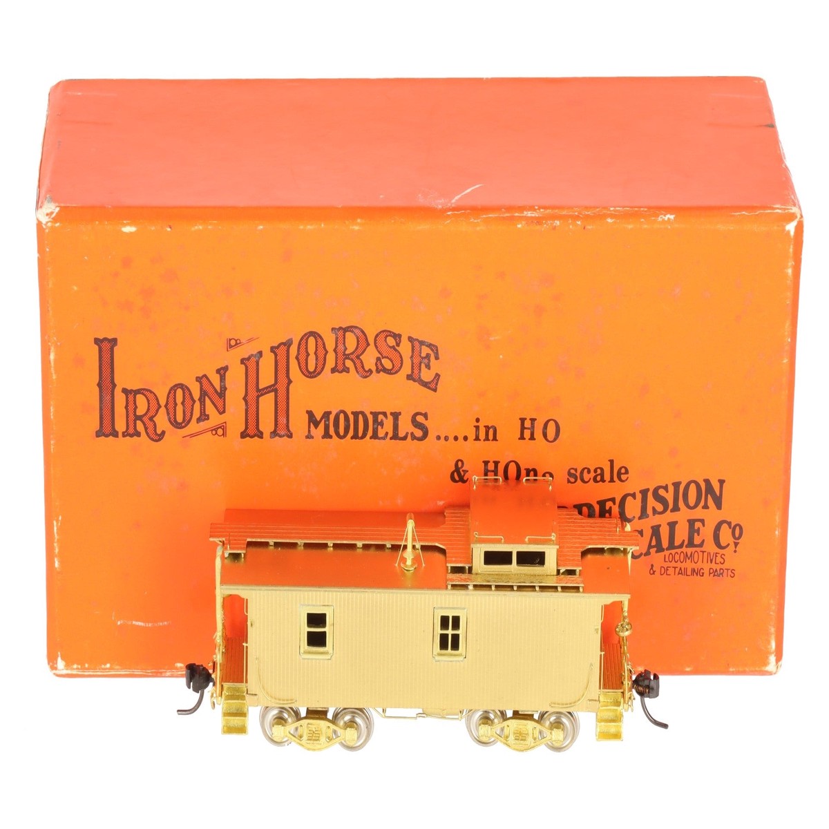 Precision Scale Company 15358 HO Scale BRASS NYC 1800 Series Caboose- Unpainted EX/Box