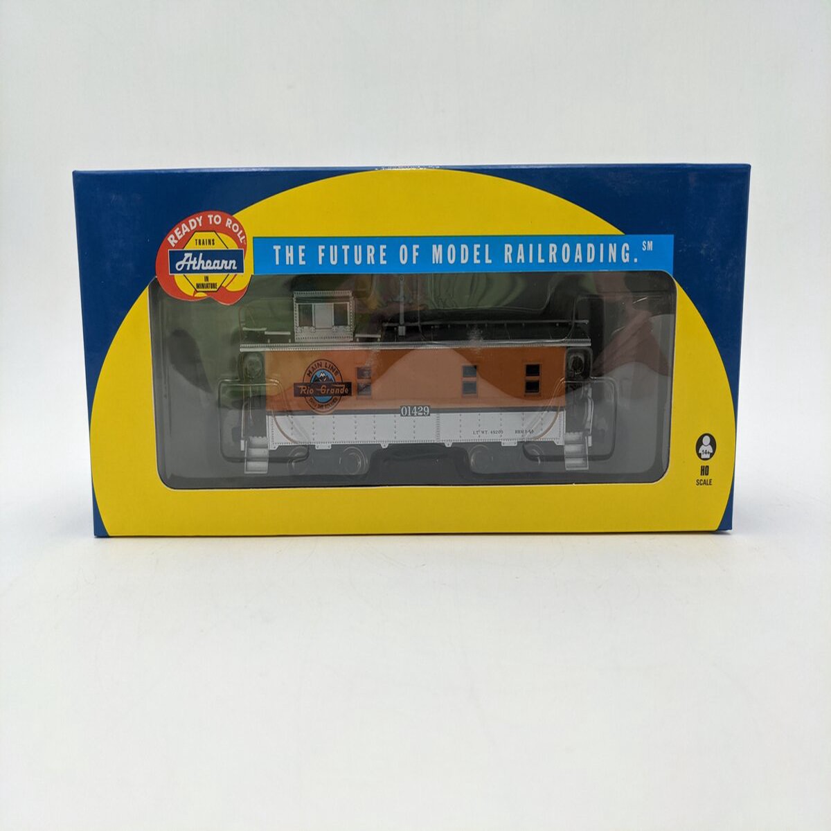 Athearn 74002 HO Scale Denver & Rio Grande Western RTR Cupola Caboose #01429 NIB