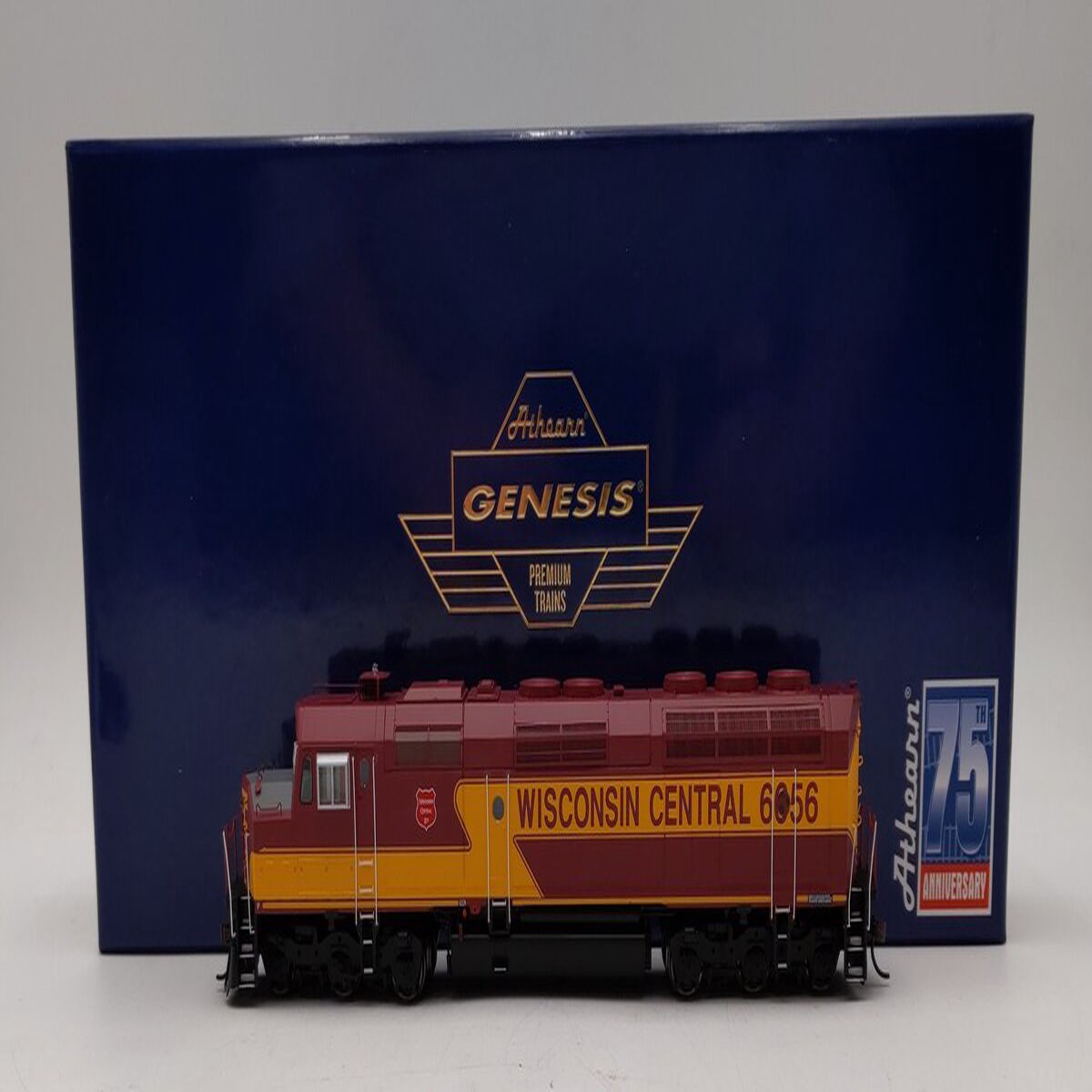 Athearn G28618 HO Wisconsin Central F45 Diesel Locomotive #6656 w/DCC & Sound LN/Box