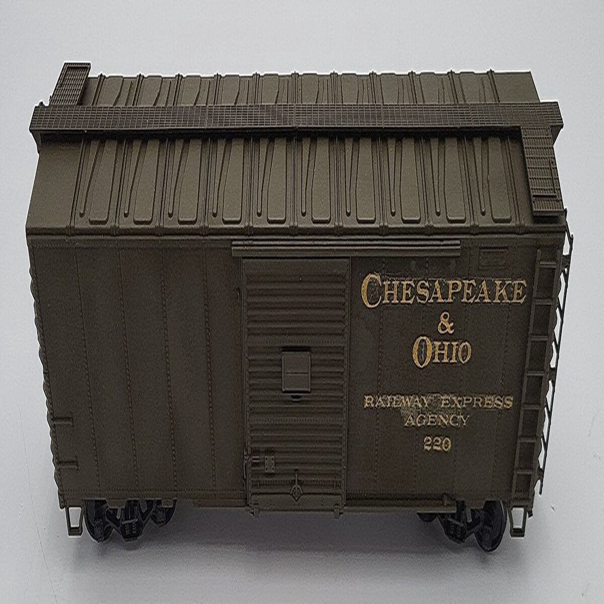 Atlas O Scale Chesapeake and Ohio Boxcar #220 2-Rail VG