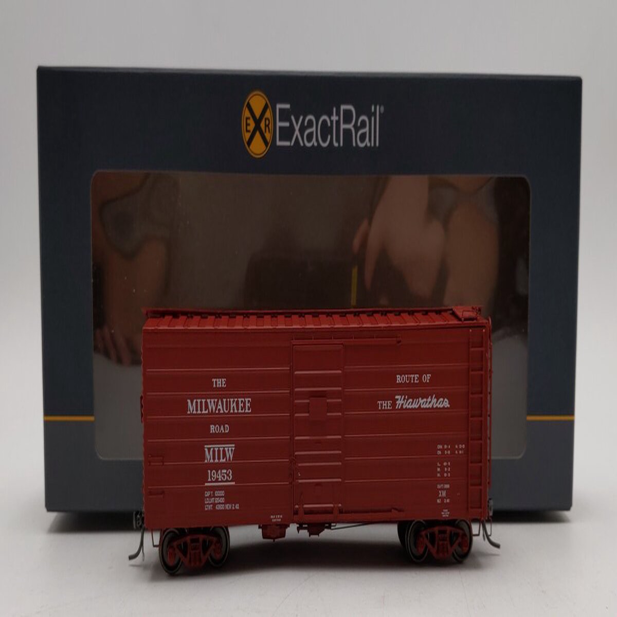 ExactRail HO Scale 19543 Milwaukee 3898 Ribside Boxcar EP-82002-5 LN/Box