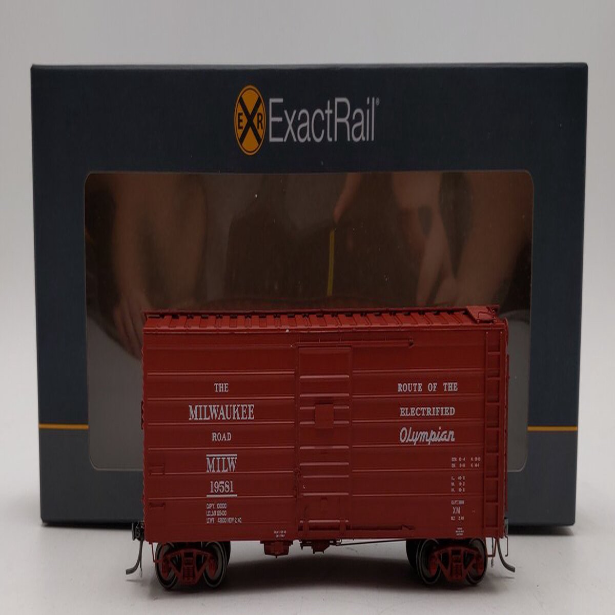 ExactRail HO Scale Milwaukee 3898 Ribside Boxcar EP-82004-2 LN/Box