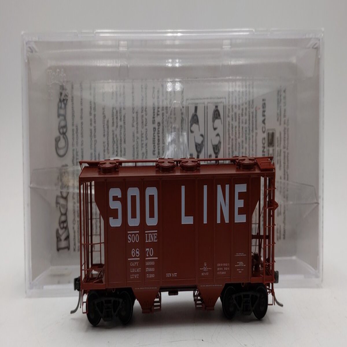 Kadee 8047 HO SOO Line PS-2 Two Bay Hopper #6870 LN/Box
