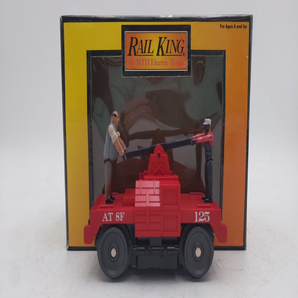 MTH 30-2575 Santa Fe Operating Hand Car EX/Box