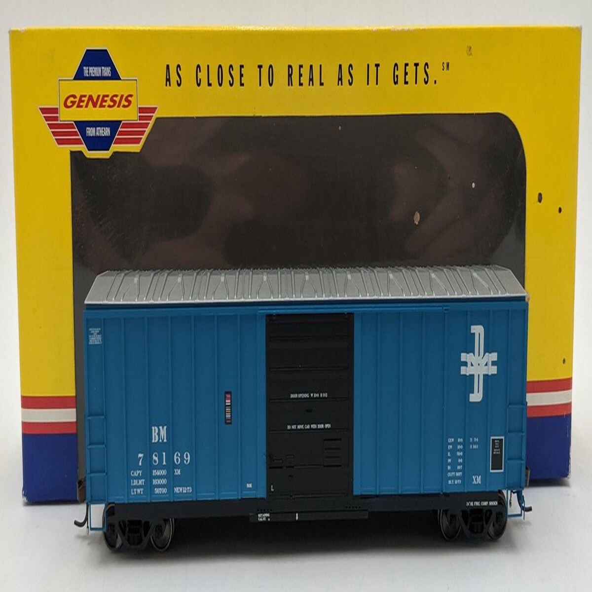 Athearn G4201 HO Scale Boston & Maine 50' Sieco Boxcar #78169 LN/Box