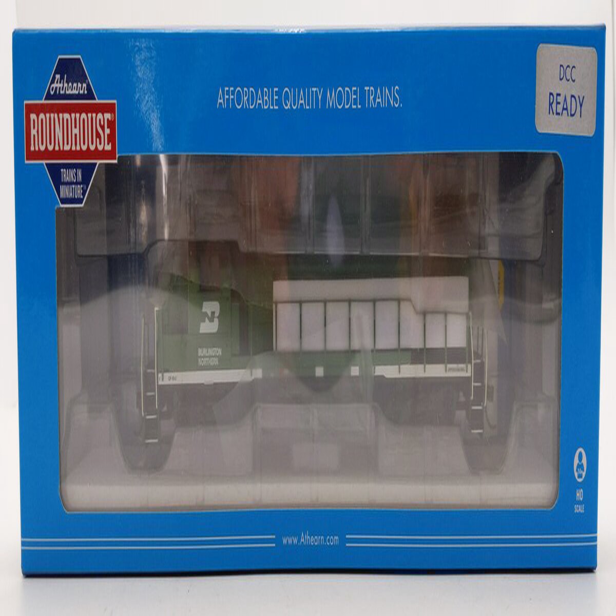 Roundhouse 14876 HO Burlington Northern GP40-2 Diesel Locomotive w/ DCC #3052 MT/Box