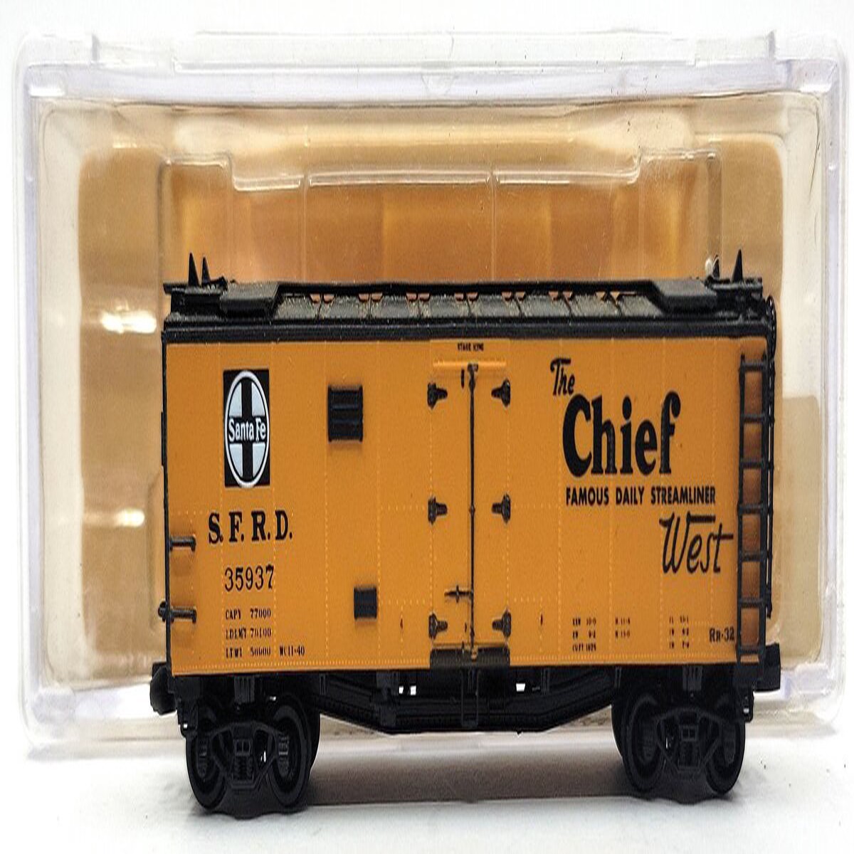 Tex-N-Rails 35937 N Scale ATSF "Ship Santa Fe" Boxcar #35937 LN/Box