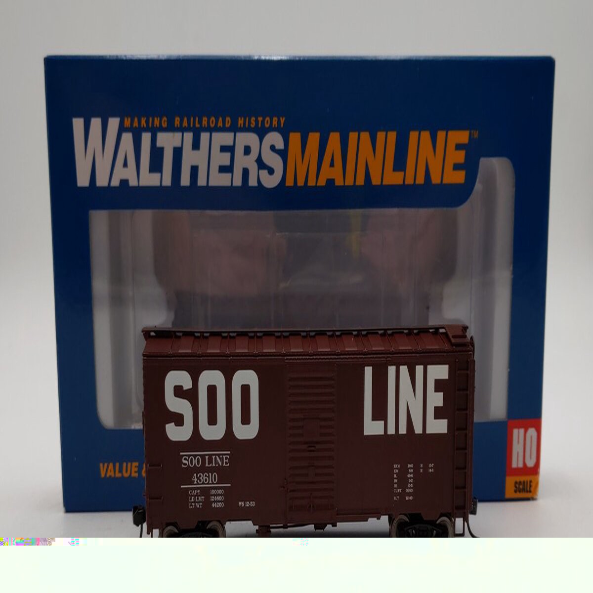 Walthers 910-2708 HO Soo Line 40' AAR Modified 1937 Boxcar #43610 LN/Box