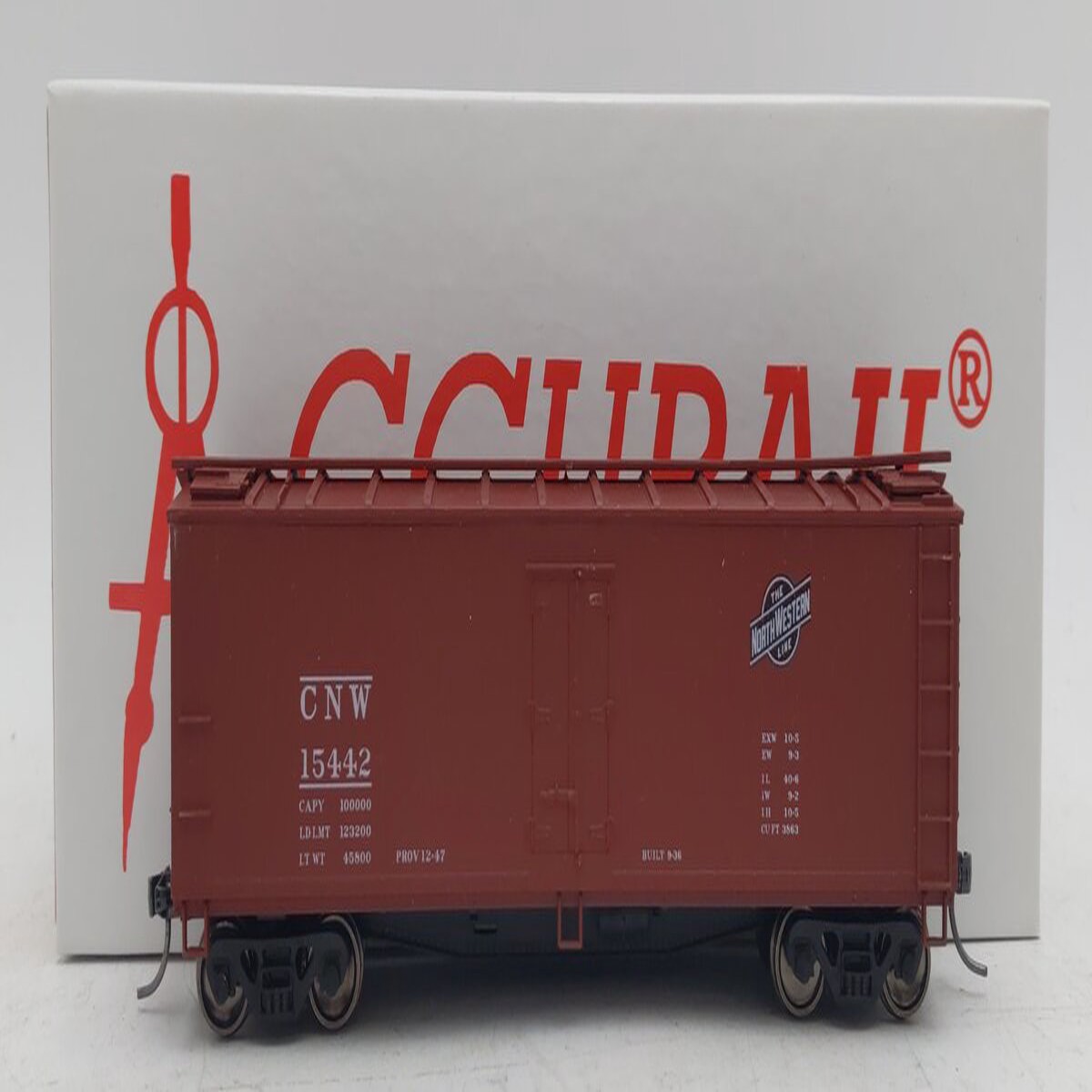 Accurail 4856 HO Chicago and North Western 40' Wood Reefer Kit #15442 NIB