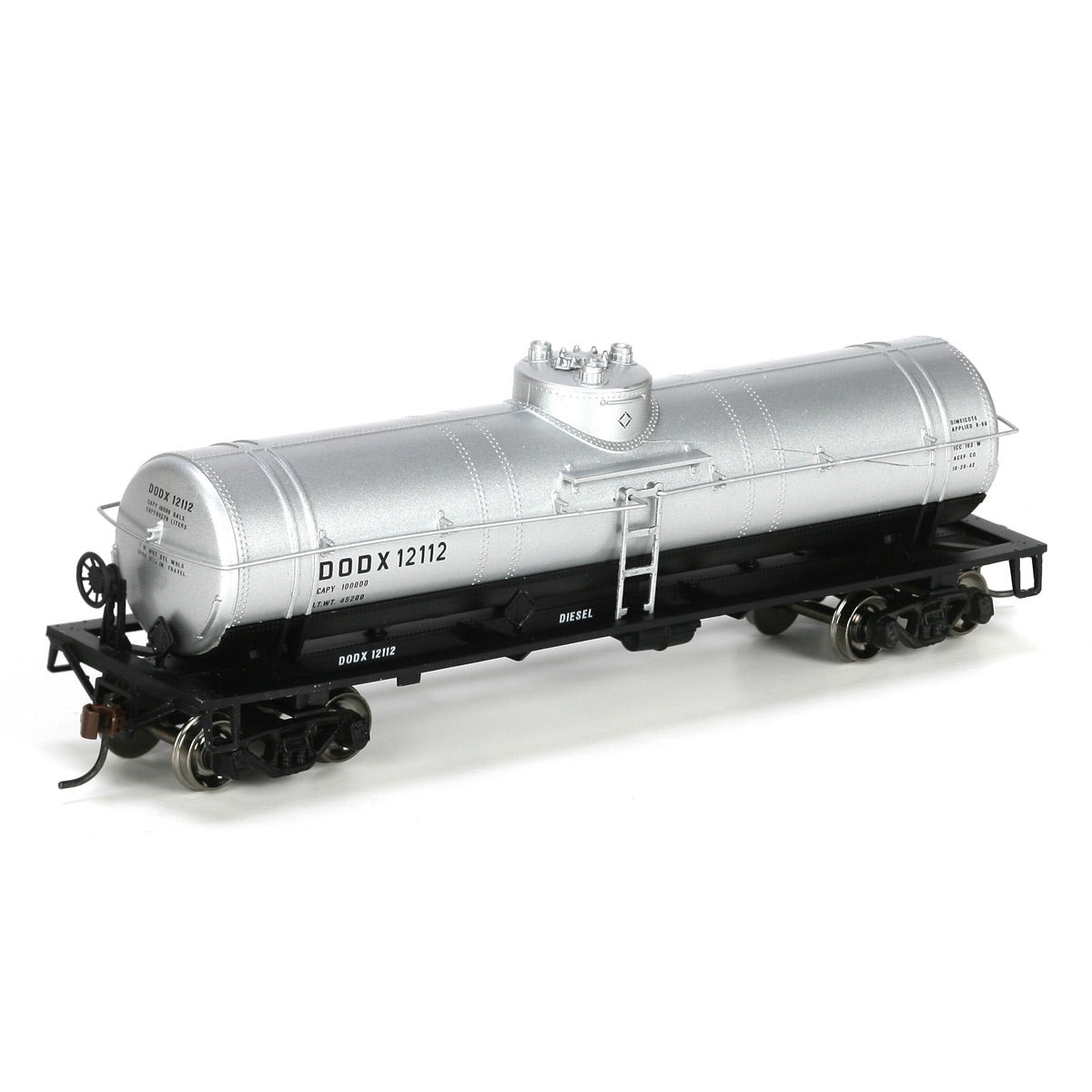 Athearn 76650 HO Scale DODX RTR 1-Dome Tank Car #12112 LN/Box