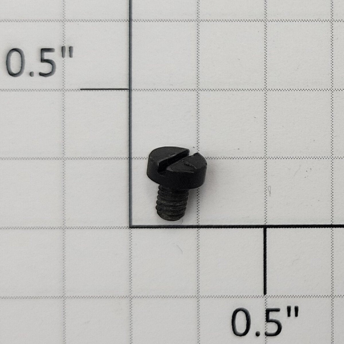 Acme M3-0.5 x 4mm Black Slotted Cheese Head Screw