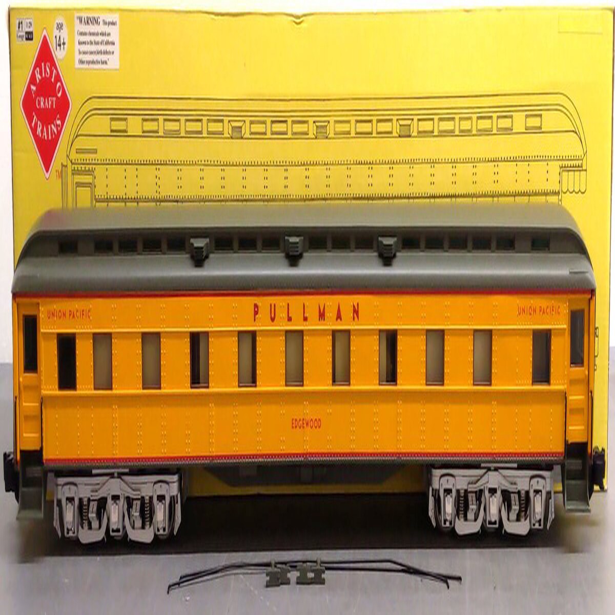 Aristo-Craft 31808 UP "Edgewood" Heavyweight Passenger Car (Metal Wheels) LN/Box