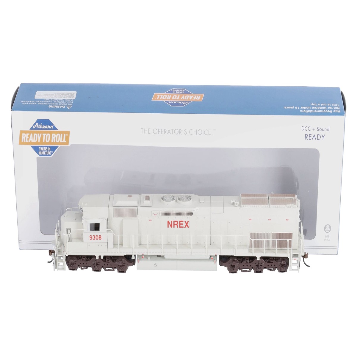 Athearn 86712 HO Scale NREX Ready-to-Run SD45T-2 Diesel Locomotive #9308 NIB