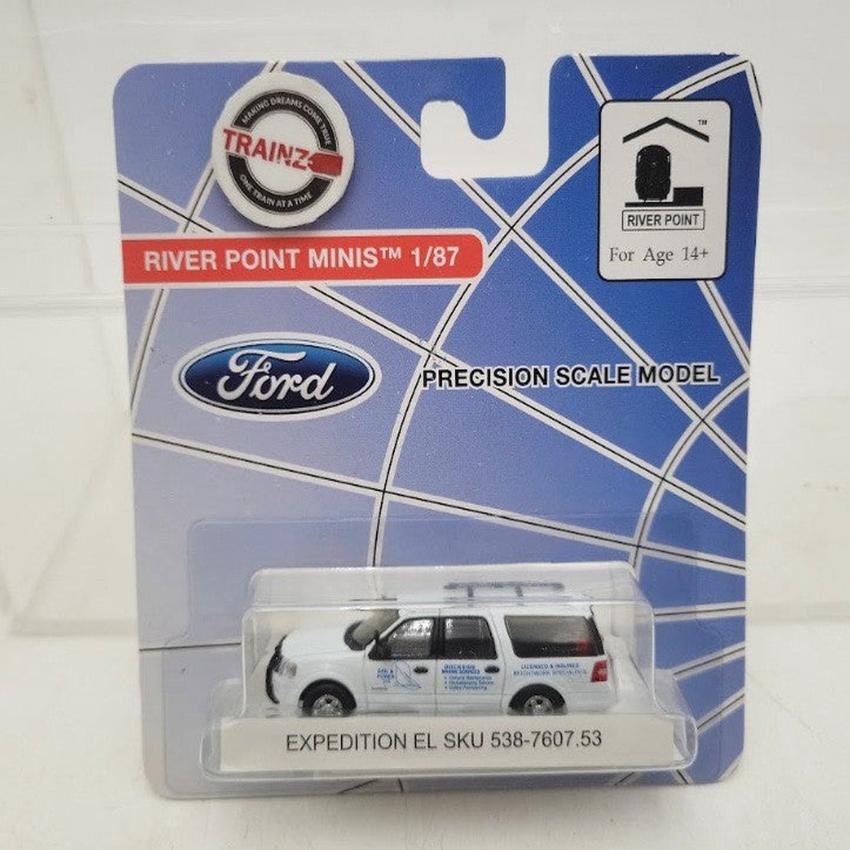 River Point Station 538-7607.53 1:87 Scale Minis Ford Expedition Marine Services