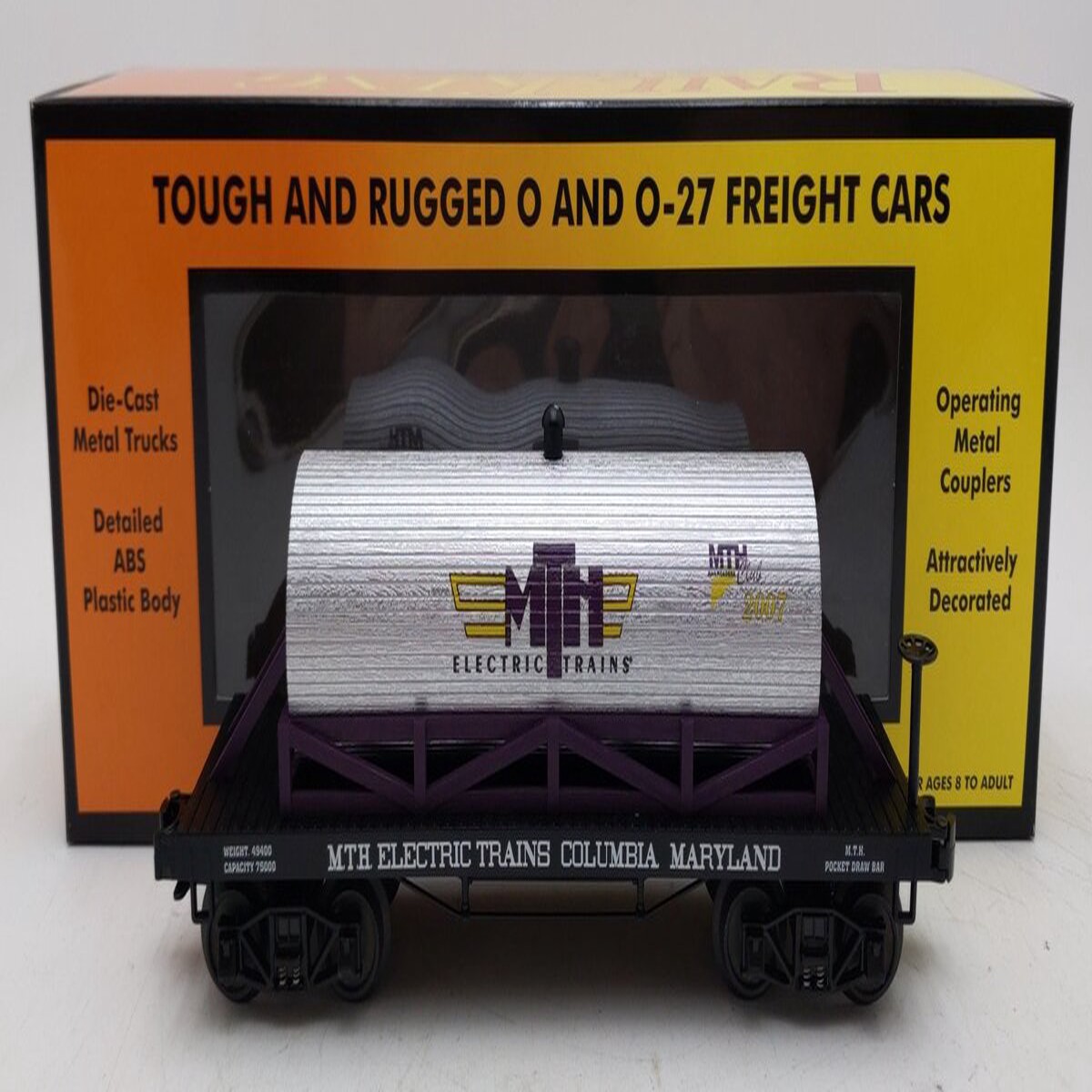 MTH 30-73235 O Gauge MTHRRC-2007 Wooden Tank Car NIB