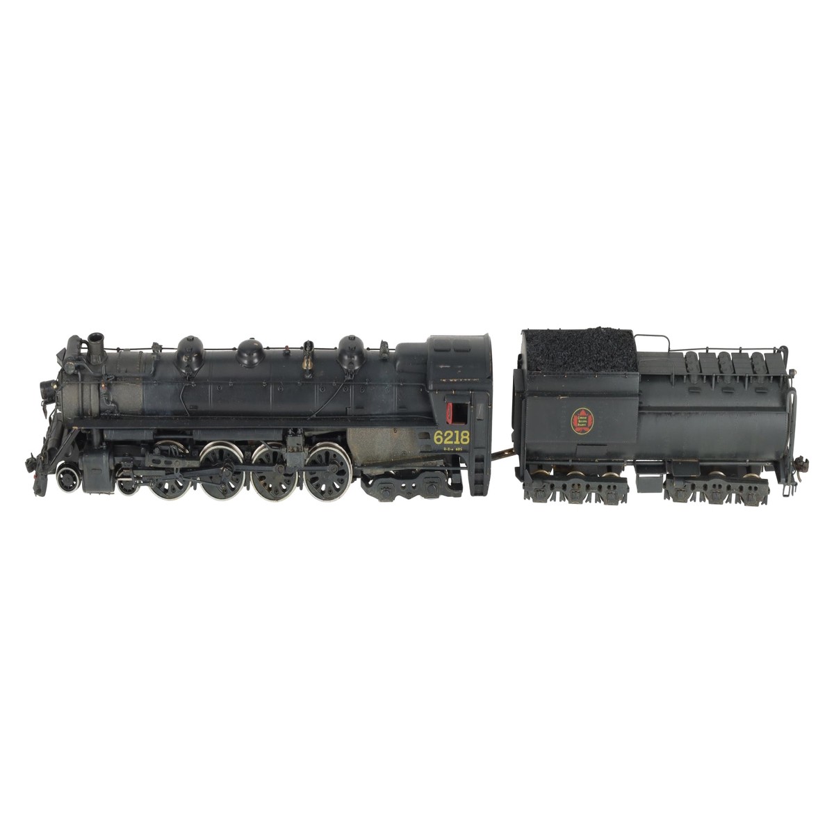 Pacific Fast Mail HO BRASS CNR 4-8-4 U2G Steam Locomotive & Tender -Painted