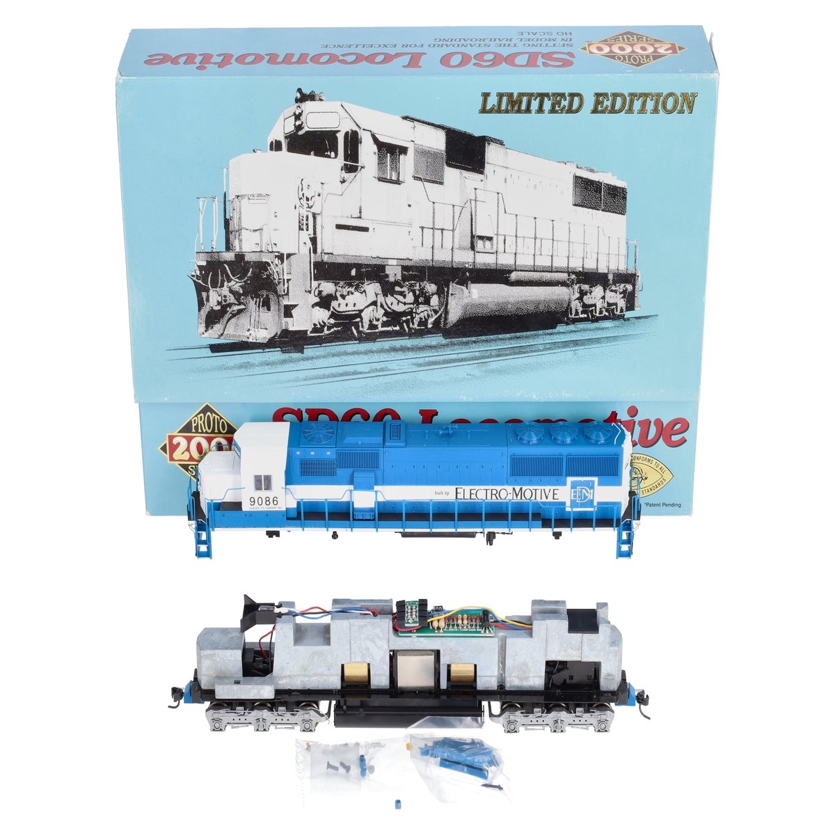 Proto 2000 23510 HO Electromotive EDM SD60 Diesel Locomotive #9086 NIB