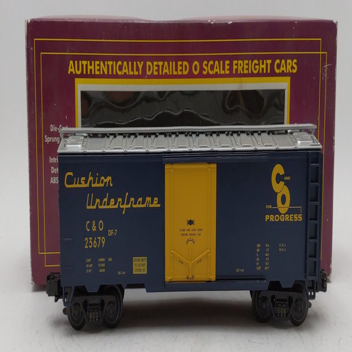 MTH 20-94011 O Gauge Chesapeake & Ohio Reefer Car #23679 LN/Box