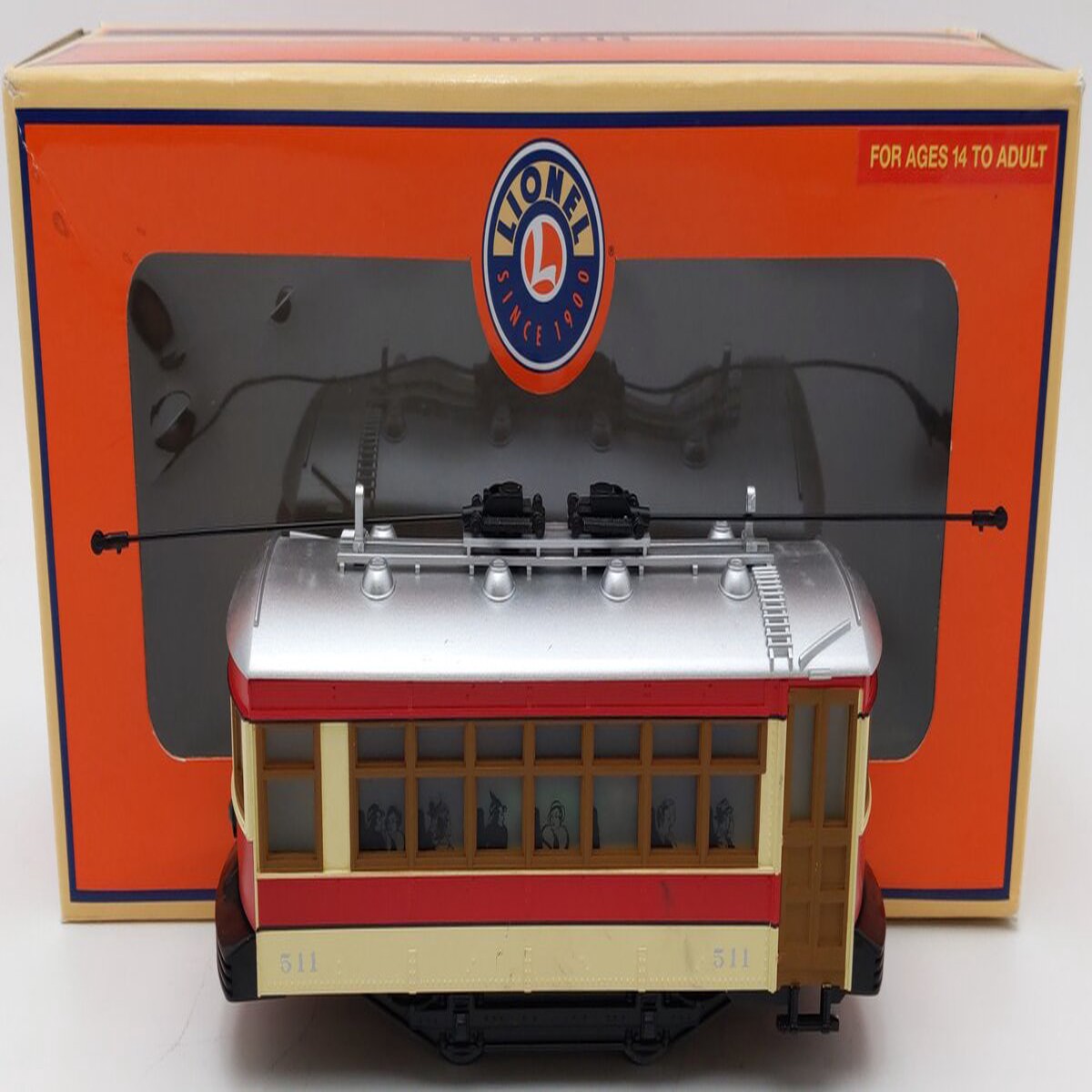 Lionel 6-28438 O Scale Portland Birney Trolley #511 EX/Box