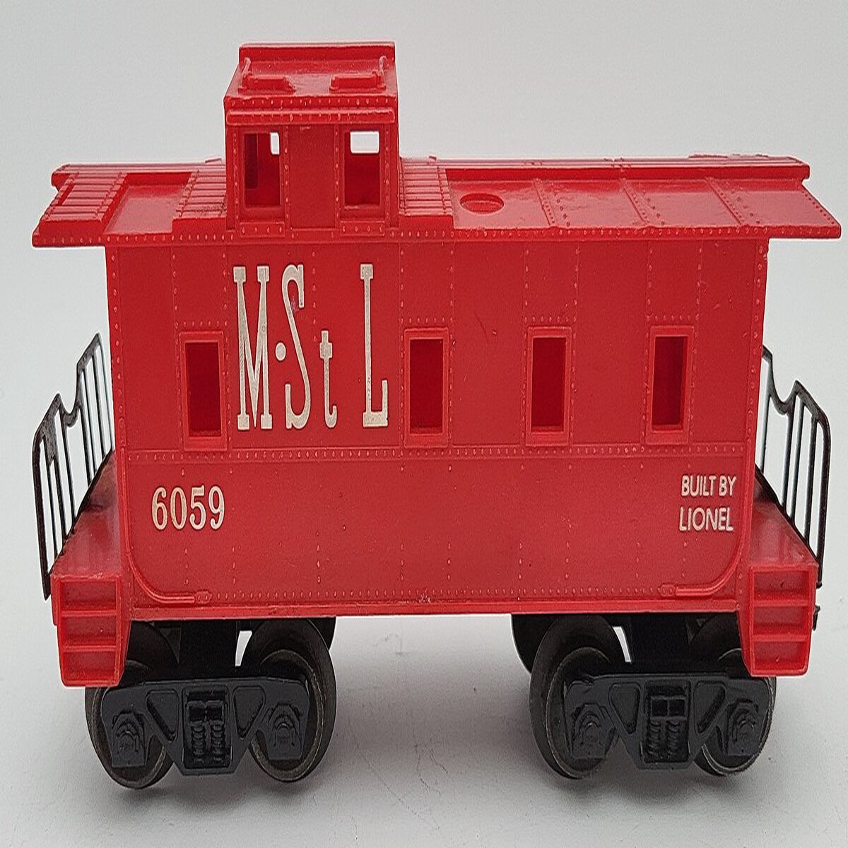 Lionel 6059 Vintage O Minneapolis and St. Louis Red Caboose VG